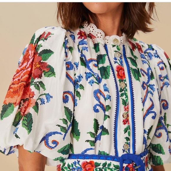 FARM Rio Colorful Floral Mini Dress - Picture 3 of 9